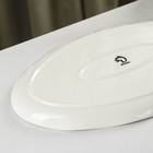 Блюдо фарфоровое Доляна «Млечный путь», 29.5×17.5 см, цвет серый - Фото 4