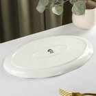 Блюдо фарфоровое Доляна «Млечный путь», 29.5×17.5 см, цвет серый - Фото 5