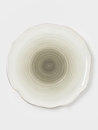 Тарелка обеденная Доляна «Млечный путь», d=25 см, фарфор, серая - Фото 1