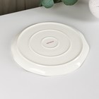 Тарелка обеденная Доляна «Млечный путь», d=25 см, фарфор, серая - Фото 7