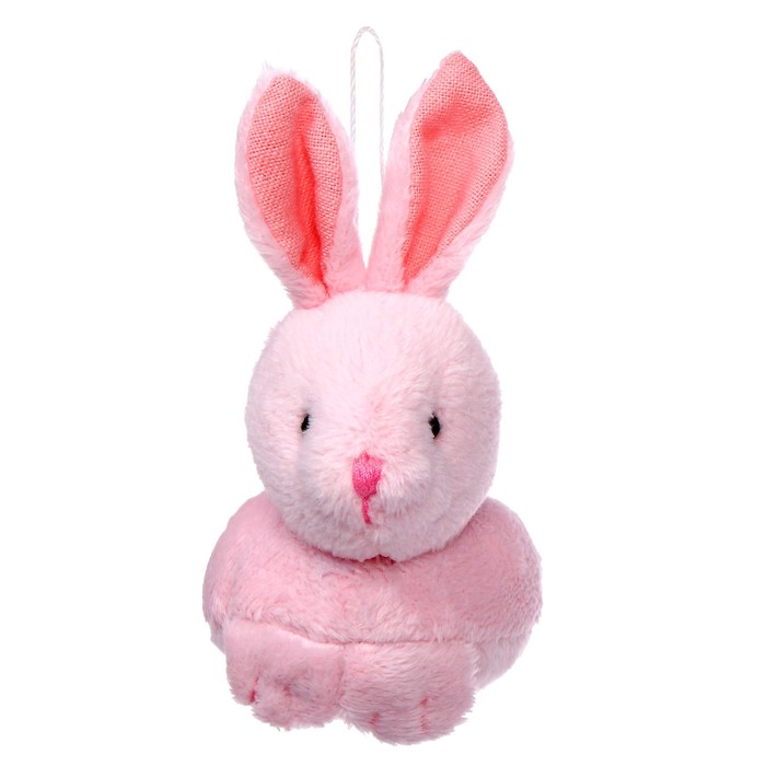 Мягкая игрушка «Кролик», на подвеске, цвета МИКС - фото 1906086436