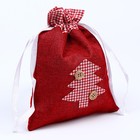 Мешок для подарков «Новый год», цвет красный, виды МИКС - фото 319065039