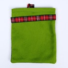 Мешок новогодний для подарков «Снежинка», 16×13 см, МИКС - Фото 3