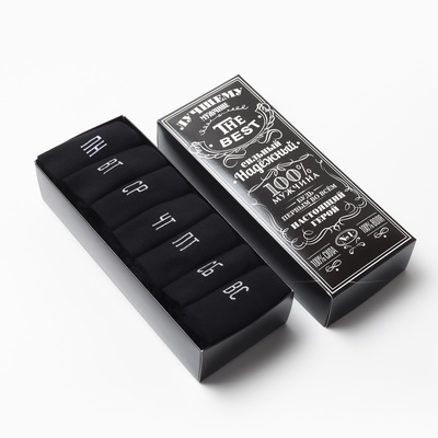 Носки мужские KAFTAN «Джек» набор 7 пар, р-р 41-44 (27-29 см)