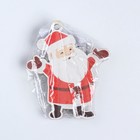 Ёлочная игрушка новогодняя «Дед мороз», хдф, 6.8×8 см - Фото 6