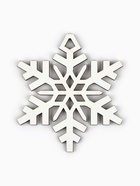 Ёлочная игрушка новогодняя «Снежинка», хдф, 6.9×7.6 см - Фото 3