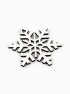 Ёлочная игрушка новогодняя «Снежинка», хдф, 6.9×7.6 см - Фото 2