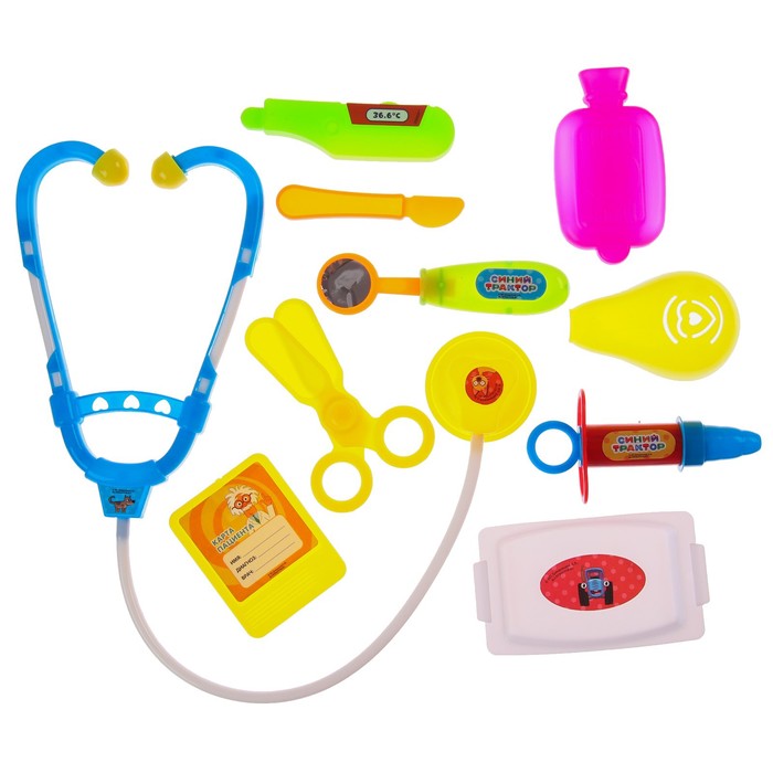 Набор доктора «Ветеринар», Синий трактор, 12 предметов, МИКС 56781