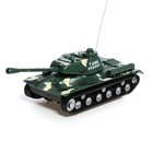 Танк радиоуправляемый «Защитник», с фигуркой солдата, работает от батареек, цвет зелёный - Фото 2