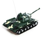Танк радиоуправляемый «Защитник», с фигуркой солдата, работает от батареек, цвет зелёный - Фото 4