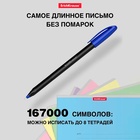 Ручка шариковая ErichKrause U-108 Black Edition Stick, узел 1.0 мм, чернила синие пониженной вязкости, длина линии письма 1000 метров, корпус черный 9278753 - фото 1831570