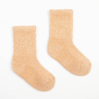 Носки детские с пухом верблюда, бежевые, размер 5 (5-7 лет)