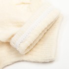 Носки детские с шерстью мериноса, цвет бежевый, размер 0 (0-1 года) - Фото 3