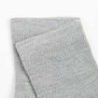 Носки детские шерстяные «Super fine», цвет серый, размер 5 (5-7 лет) - Фото 2