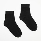 Носки женские шерстяные «Super fine», цвет чёрный, размер 35-37 - Фото 2