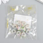 Бусина для творчества пластик "Лилла - цветочки" 1,3х1,3х0,8 см - Фото 4
