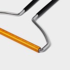 Скребок для чистки одежды, ковров, мебели Доляна, 18×12.5 см, ПВХ ручка - Фото 2