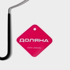 Скребок для чистки одежды, ковров, мебели Доляна, 18×12.5 см, ПВХ ручка - Фото 6