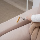 Скребок для чистки одежды, ковров, мебели Доляна, 18×12,5 см, ПВХ ручка - Фото 4