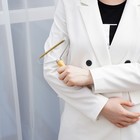 Скребок для чистки одежды, ковров, мебели Доляна, 16.5×12.5 см, ручка сосна - Фото 4