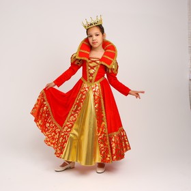 Карнавальный костюм «Королева», платье, корона, р. 40, рост 146-152 см Ош