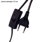 Настольная лампа Элегия Е14 40Вт черно-золотой 20х20х31 см RISALUX - фото 24243556