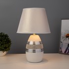 Лампа настольная RISALUX «Тенди», Е14, 40 Вт, белая, 25×25×37 см 7817187