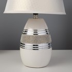Лампа настольная RISALUX «Тенди», Е14, 40 Вт, белая, 25×25×37 см 7817187