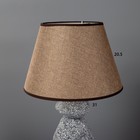 Настольная лампа Стоун Е14 40Вт серый 30х30х58 см RISALUX 7817191