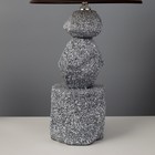 Настольная лампа Стоун Е14 40Вт серый 30х30х58 см RISALUX 7817191