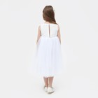Платье для девочки MINAKU: PartyDress цвет белый, рост 116 - Фото 3