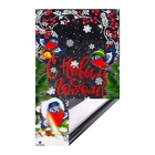 Пакет подарочный новогодний, для сладких подарков «Снегири» 25×40 см, цветной металлизированный рисунок - Фото 3