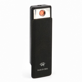 Зажигалка электронная, USB, спираль, фонарик, 2.5×7.5 см