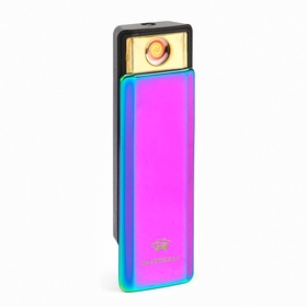 Зажигалка электронная, спираль, фонарик, 2.5×7.5 см, от USB
