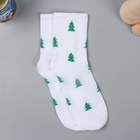 Подарок носки с принтом в банке "Прекрасной тебе" (женские, "Ёлочки") - фото 31032045