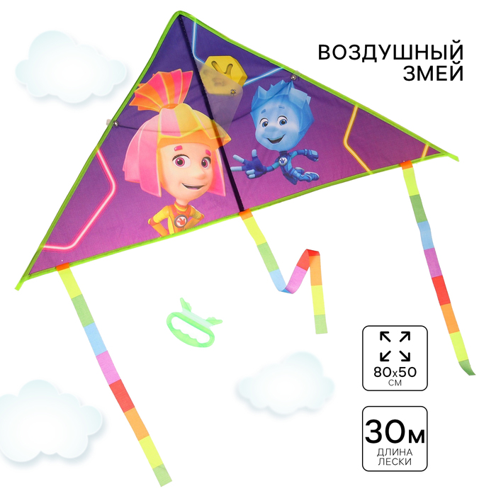 Воздушный змей «Симка и Нолик», Фиксики, 50 х 80 см - Фото 1