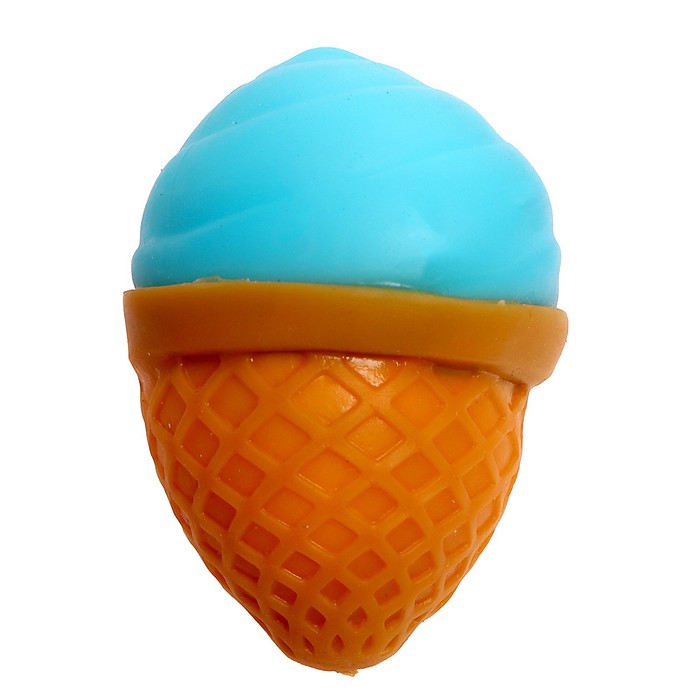 Мялка «Мороженое» с пастой, цвета МИКС