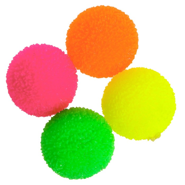 Мяч световой, 6 см, цвета МИКС - фото 1885467409