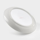 Блюдо «Зайка в золотом», d=20.5 см, доломит, белое - Фото 3