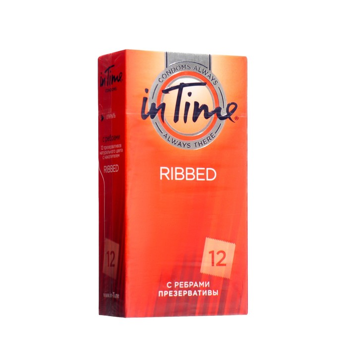 Презервативы IN TIME Ribbed, ребристые, 12 шт. - Фото 1