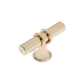 Ручка-кнопка CAPPIO, d=12 мм, пластик, цвет золото