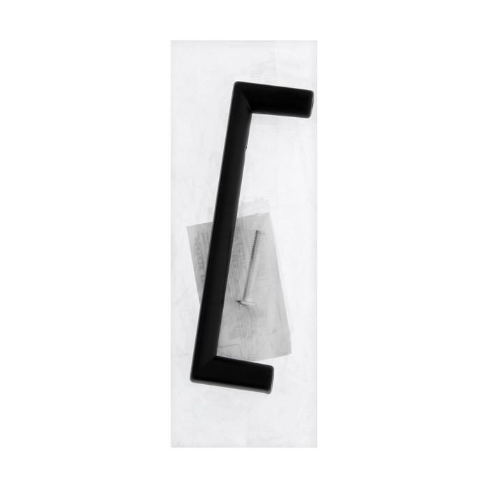 Ручка-скоба CAPPIO RSC011, пластик, м/о 96 мм, цвет черный - Фото 1