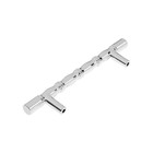 Ручка скоба CAPPIO, м/о 96 мм, пластик, цвет хром - фото 805037232