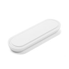 Ручка мебельная самоклеющаяся CAPPIO, L=106 мм, пластик, цвет белый - фото 9994764