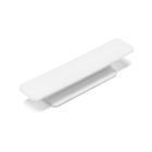 Ручка мебельная самоклеющаяся CAPPIO, L=108 мм, пластик, цвет белый - фото 10792052