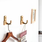 Крючок мебельный CAPPIO BOBOLINK, двухрожковый, золото - Фото 1