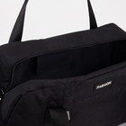 Сумка спортивная на молнии, отдел для обуви, наружный карман, цвет чёрный - фото 24315746