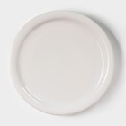 Блюдо с крышкой Доляна «Зайка в золотом», 12×9,5 см, цвет белый - фото 9268936