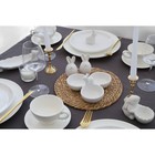 Набор для специй Доляна «Зайка в золотом», солонка, перечница 50 мл, доломит, белый - Фото 5