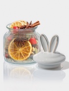 Банка для сыпучих Доляна «Зайка в золотом», 600 мл, с керамической крышкой, стекло, прозрачная - Фото 2